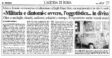 Il Tempo - 18 gennaio 2001