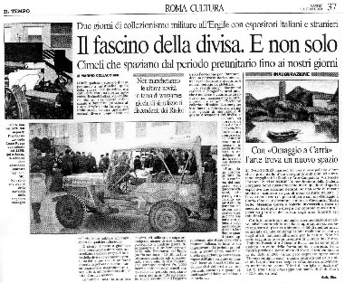 Il Tempo - 18 gennaio 2001